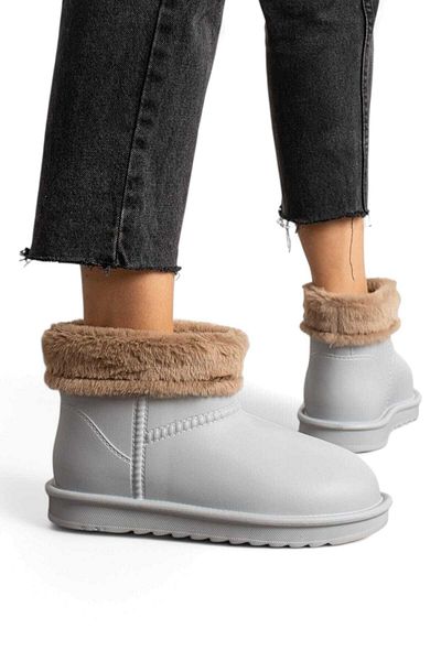 MİYA Winter Spring Women's Rain Snow Boots - Waterproof, Furry Soft Comfort Sole