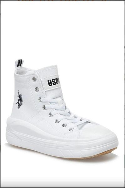U.S. Polo Assn. US Polo Assn101098259 Clementine Tex 2fx White Women's Sports Foot