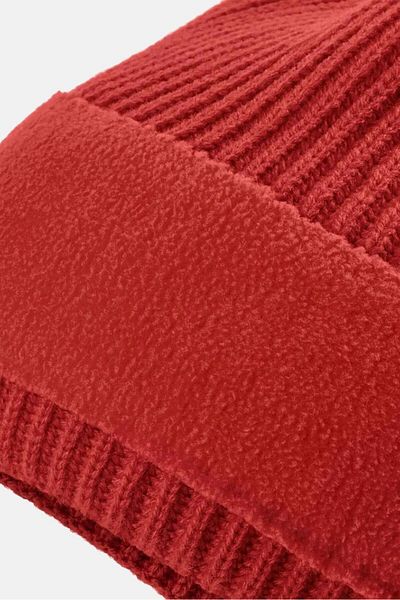 Tchibo Women Knitted Beanie Hat, Red