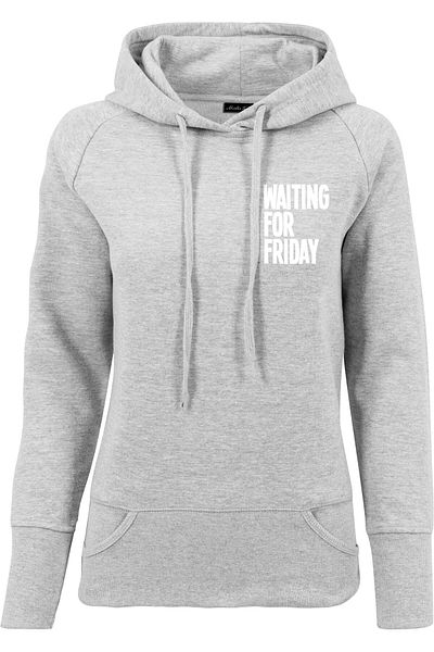 Mister Tee Damen Ladies Waiting For Friday Hoody