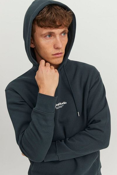 Jack & Jones JACK JONES Men's Hooded Sweatshirt with Front Pockets 12241687