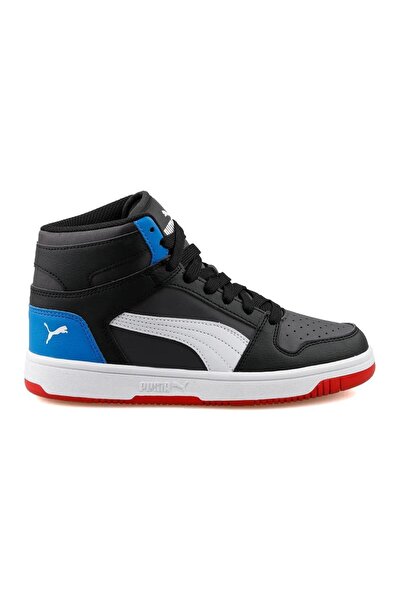 Puma 370486 24 Rebound Layup Sl Jr Black-White-Blue-Red Women