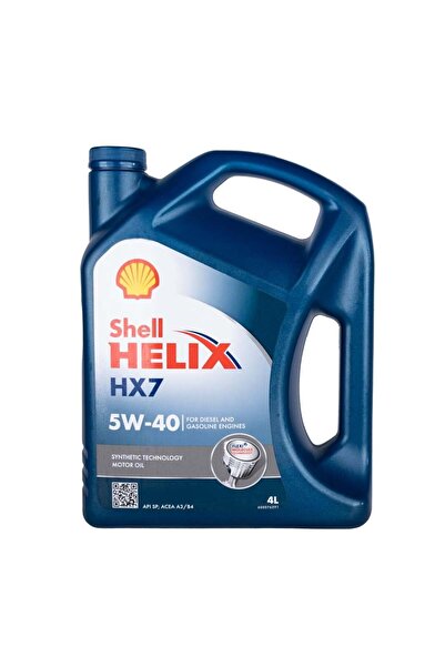 SHELL HELIX HX7 5W-40 4L BENZİN VE DİZEL SENTETİK MOTOR YAĞI (ÜRETİM YILI 2023)