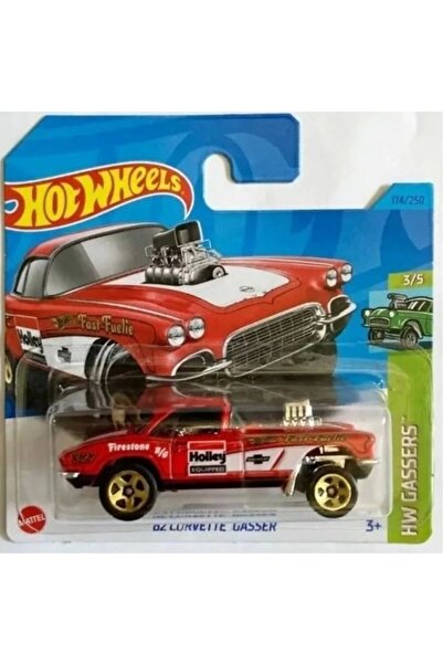 HOT WHEELS Hotwheels Tekli Arabalar 62 Corvette Gasser-hkh64