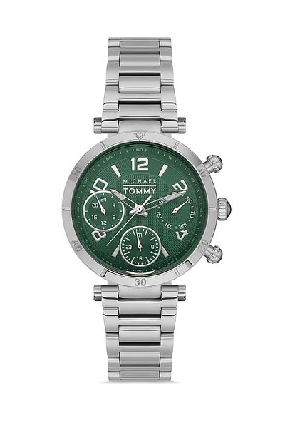 MICHAEL TOMMY Steel Women's Wristwatch - Mt-20264L-Bbyy83