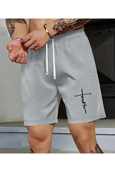 caddekombin Muške Forth Štampano Bermuda Sa džepovima regular fit sive kratke...