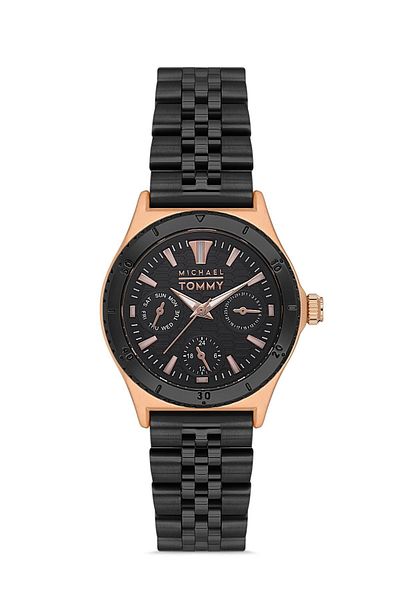 MICHAEL TOMMY Steel Women's Wristwatch - Mt-20266L-Syrsy83