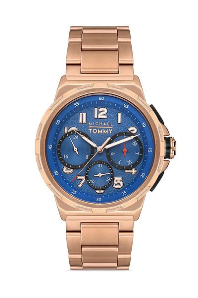 MICHAEL TOMMY Steel Men's Wristwatch - Mt-20284G-Rl04