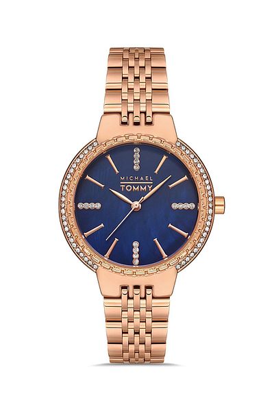 MICHAEL TOMMY Steel Women's Wristwatch - Mt-20263L-Rl13