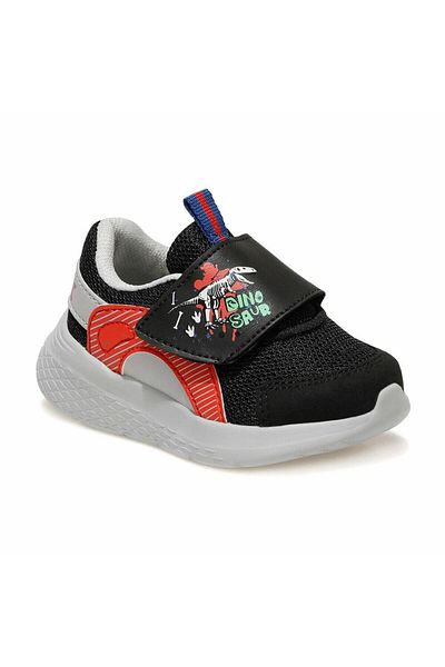 Kinetix Strenx 1fx Boy's Black-grey-red Casual Sneaker