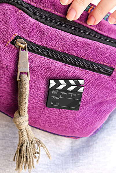 Rozzy Lab Film Klaket - Rozet - Broş - Yaka Çanta Aksesuar