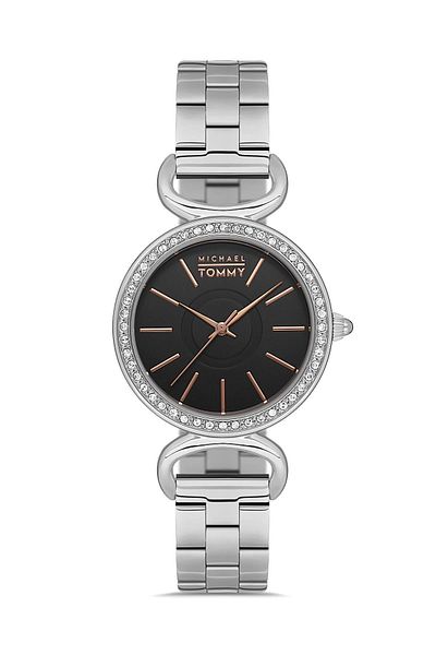 MICHAEL TOMMY Steel Women's Wristwatch - Mt-20257L-Bbsy82