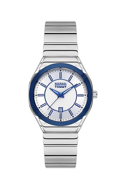MICHAEL TOMMY Steel Women's Wristwatch - Mt-41002L-Bl33