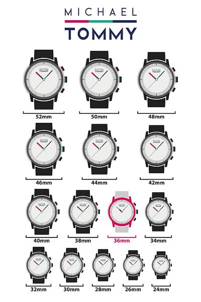 MICHAEL TOMMY Steel Women's Wristwatch - Mt-20245L-Syrsy92