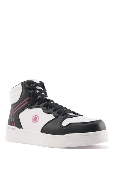 lumberjack 101388925   Duke Wmn Hi White-Black Women's Sneakers