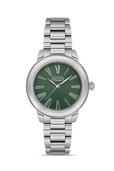 MICHAEL TOMMY Steel Women's Wristwatch - Mt-20262L-Bbyy82
