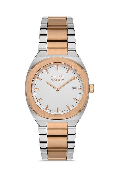 MICHAEL TOMMY Steel Women's Wristwatch - Mt-20245L-Crb92