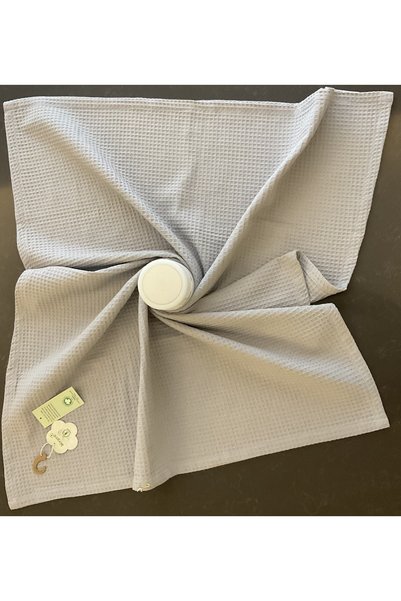 Bibaby Multi-Purpose 100% Organic Cotton Unisex Sustainable Baby Blanket Gots - Certified 110X90 cm