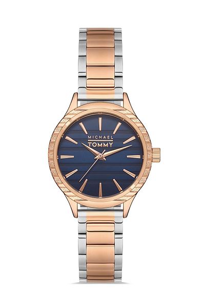 MICHAEL TOMMY Steel Women's Wristwatch - Mt-20259L-Crbl72