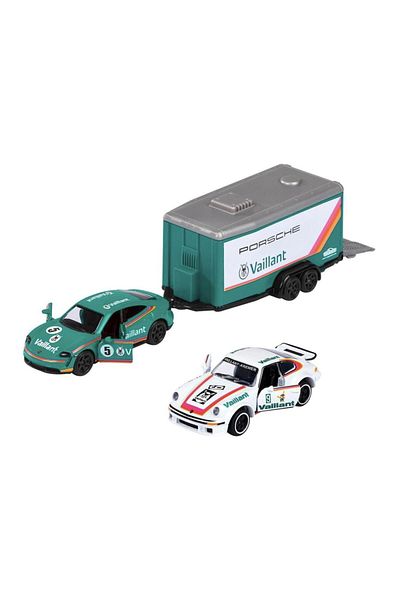Majorette Car Trailer Porsche 212053111