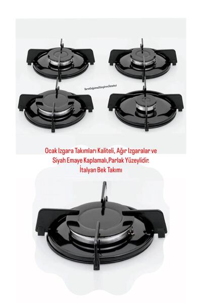 beratsogutma SİMTEL ELENBERG NEWTON Izgara Takım ankastre set Üstü Ocak Izgar...