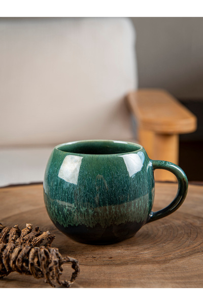 M'art Home Green Figure Mounted Large Mug