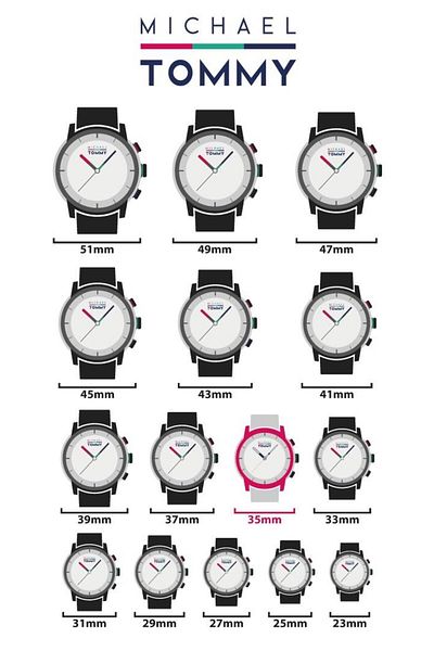 MICHAEL TOMMY Steel Women's Wristwatch - Mt-20264L-Crbsy83