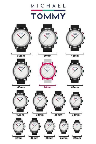 MICHAEL TOMMY Steel Men's Wristwatch - Mt-20284G-Rl04