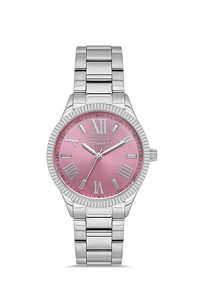 MICHAEL TOMMY Steel Women's Wristwatch - Mt-20281L-Bbpm72