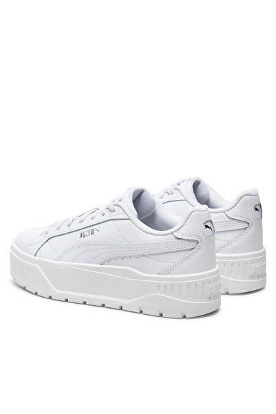 Puma 397456 02 Karmen II L Beyaz-Gümüş Kadın Spor Ayakkabı