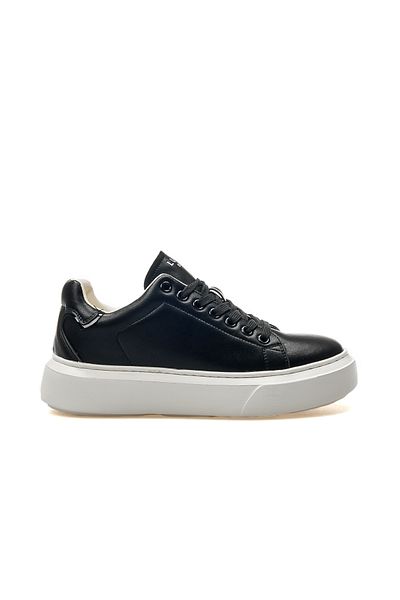 Lufian Amy Women's Black Genuine Leather Casual Shoes - 24K 121230016