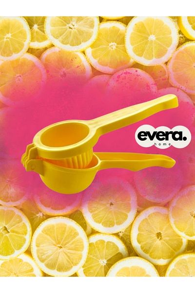 Evera Home Practical Single Hand Lemon Squeezer, Citrus Juicer, Practical Lemon Press