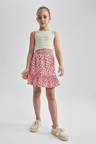DeFacto Girl's Regular Fit Skirt