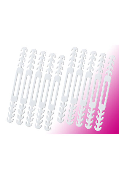 Marka Maske Askı Tutucu Aparatı 5'li BEYAZ RENK Turuncum