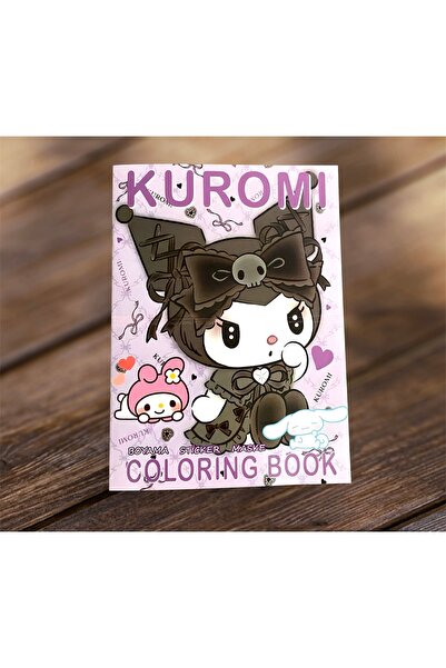 Materyal Akademi Kuromi Sticker ve Maskeli Eğlenceli Boyama Kitabı