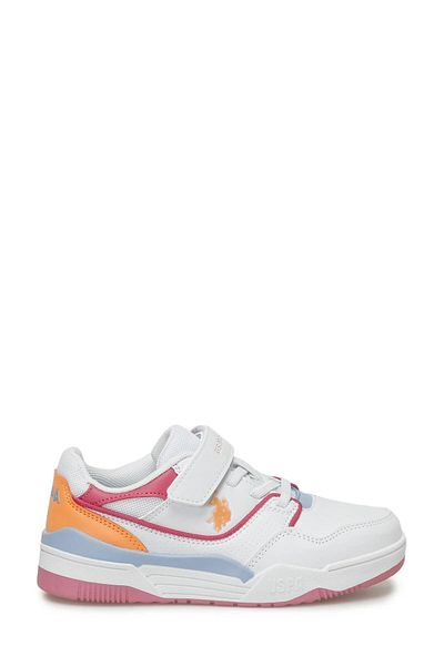 U.S. Polo Assn. US Polo Assn.101510146 - Martell JR Girl White-Orange-Pink