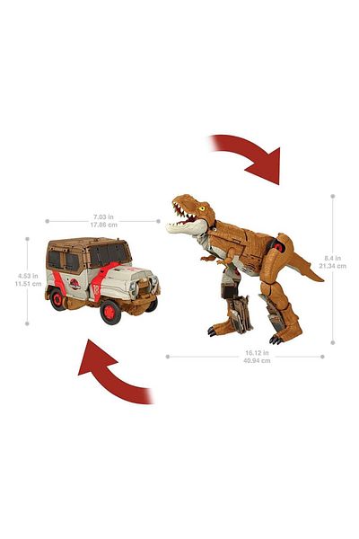 JURASSIC WORLD Fierce Changers - Chase ‘n Roar T.Rex HPD38