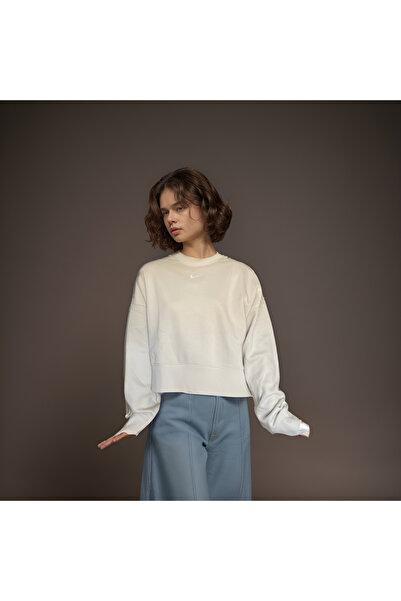 Nike Sportswear Collection Essentials Kadın Yünlü Sweatshirt