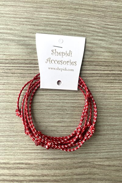 Shepidi مجموعة من 10 أساور محظوظة مصنوعة يدويًا من Marteniçka