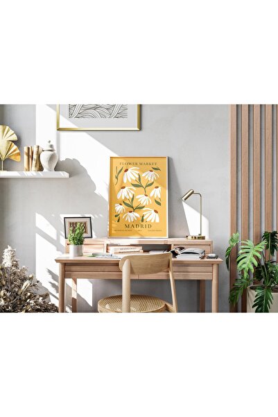 512 STORE Flower Market Estetik Duvar Dekorasyon Poster Çerçevesiz Tasarım Salon Oturma Odası Ofis Poster