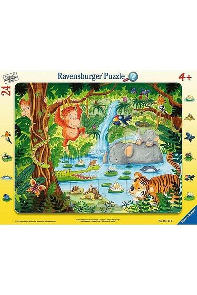 RAVENSBURGER لغز الغابة بإطار مكون من 24 قطعة061716