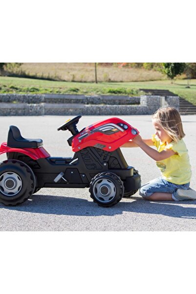 Smoby Xl Römorklu Pedallı Traktör - Kırmızı 710108