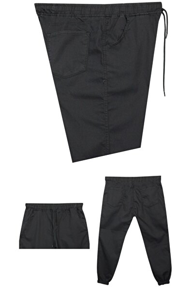 marufshop Ανδρικό τζιν Jogger Lycra Κατάλληλο για Ανδρικό Μεγάλο Μέγεθος Μεταξύ 100 κιλών-180 κιλών