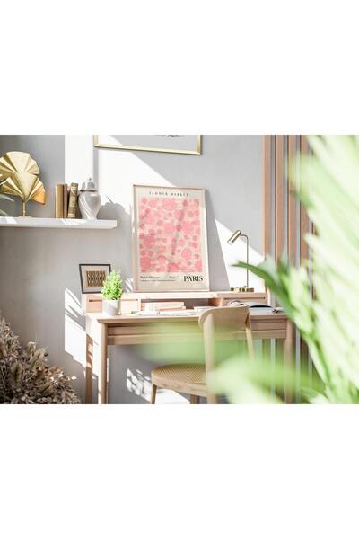 512 STORE Flower Market Estetik Duvar Dekorasyon Poster Çerçevesiz Tasarım Sa...