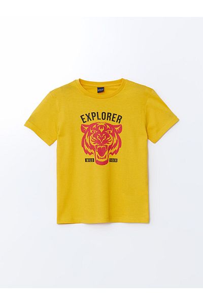 LC Waikiki Νέα σεζόν Crew Neck Boy's Tisort - S5H574Z4