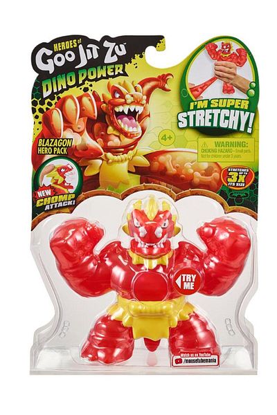 Goojitzu Single Figure Dinopower S3-41077 - Blazagon Hero Pack Gjt11000