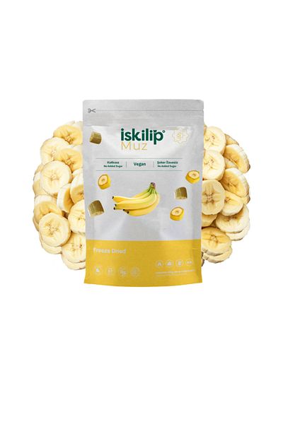 İSKİLİP تجميد الفواكه المجففة المجففة المجففة - الفراولة، الموز، التمر، التفاح، الآس، البطيخ