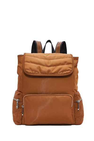 Derimod Women's Cinnamon Fabric Backpack 24Wbd25746F