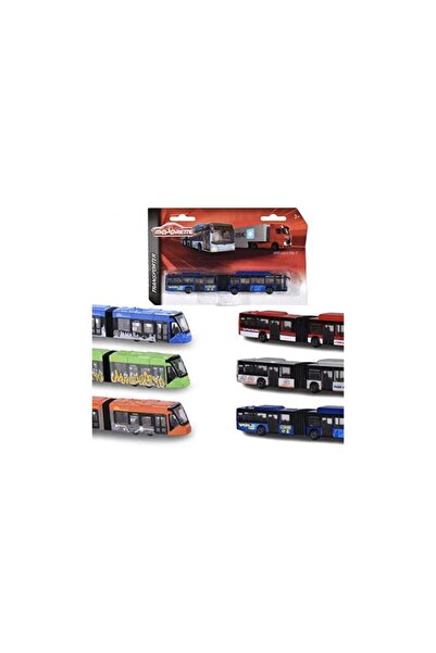 Majorette Majortte Man City Bus+siemens Avenio Tram Metal Diecast Araçlar 212053303