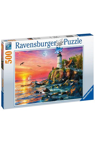 RAVENSBURGER 165810   لغز منارة للكبار، 500 قطعة، متعدد الألوان